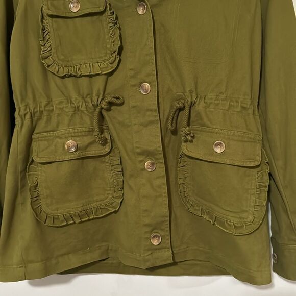 Evy’s Tree The Mia Cargo Green Utility Jacket M - Picture 4 of 6
